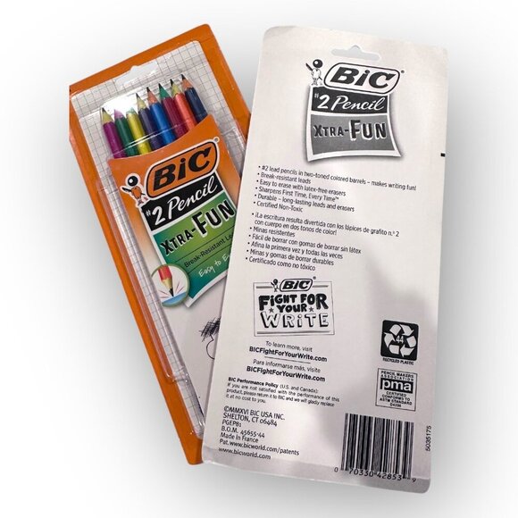 BIC Intensity Permanent Markers 2 Xtra Fun Pencils Sets - Picture 7 of 7